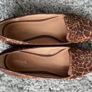 Fossil Women's Animal Print Loafers